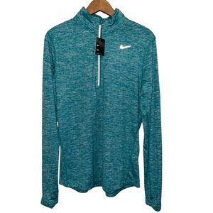 Nike DRI-FIT long sleeve quarter zip with thumb holes top